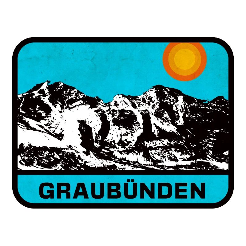 Graubünden Panorama Sonnenrand