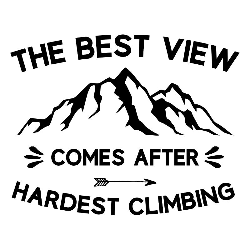 Mountains - The Best View Comes After Hardest Clim