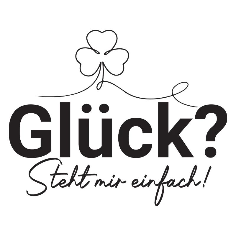 Positive Energien Glück? Steht mir einfach!