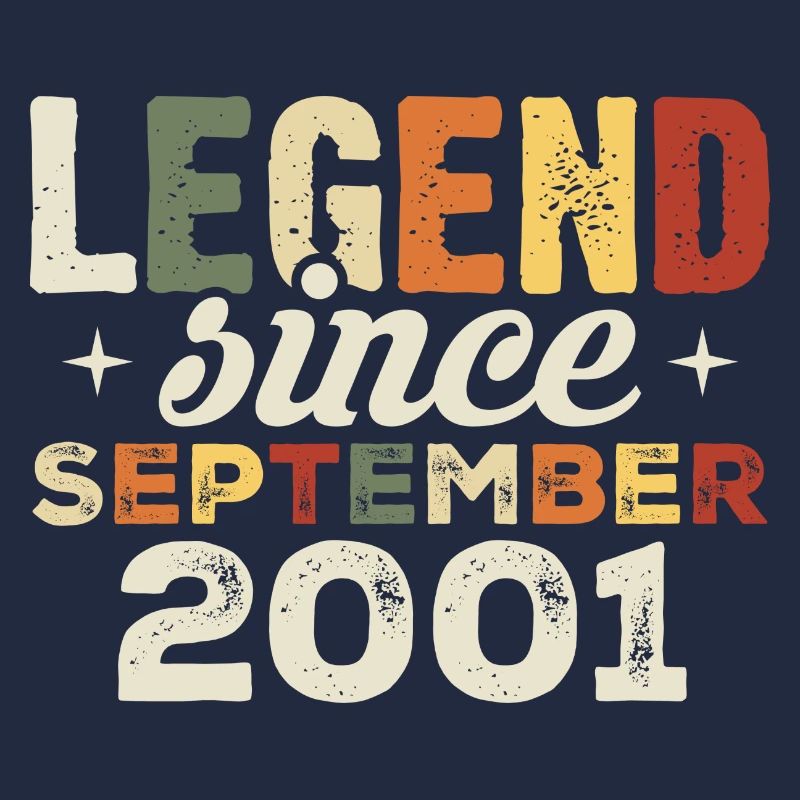 Legendär seit September 2001 Geburtstag September