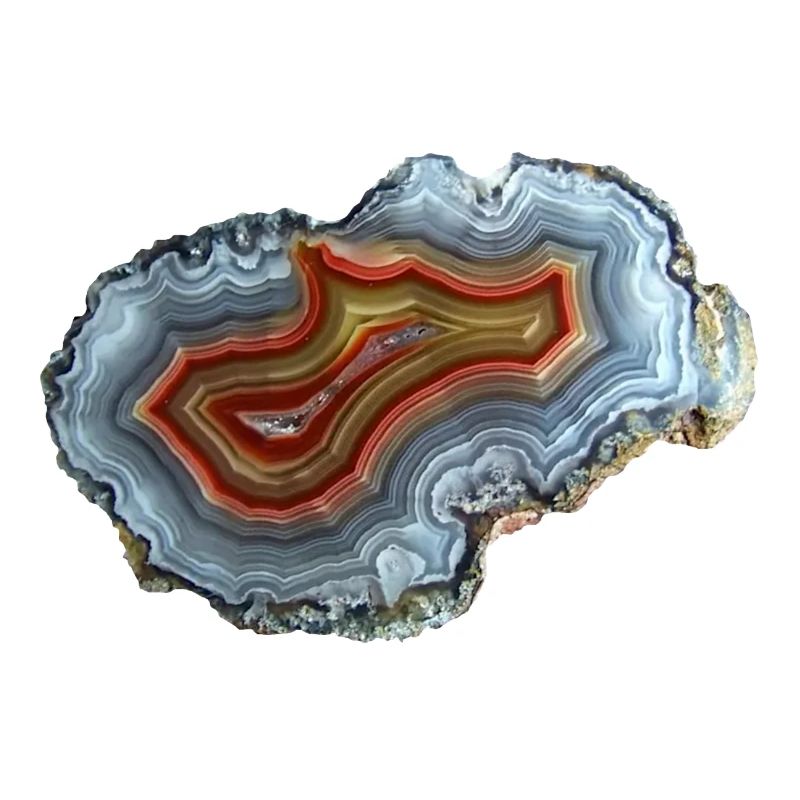 Agate minérale quartz géode gemme
