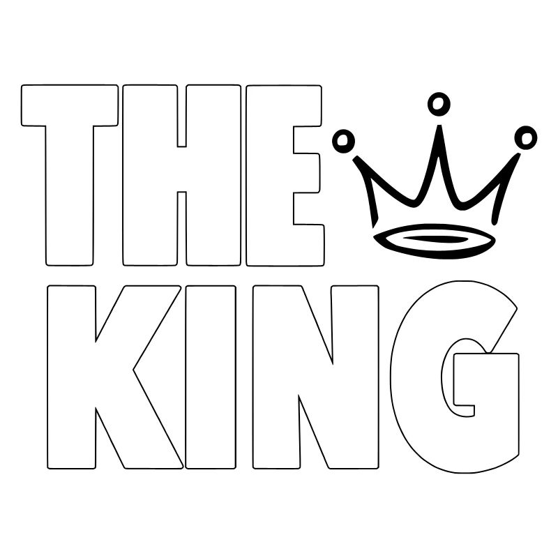 The King – Bold Crown Statement Design
