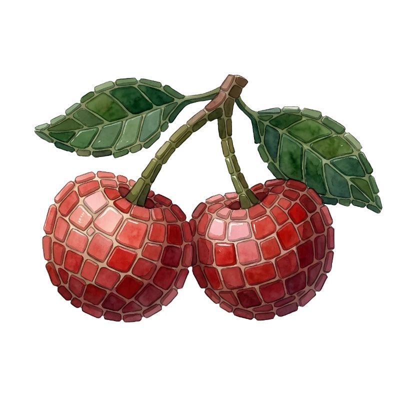 Cherry Mosaic - Artful Fruit Design