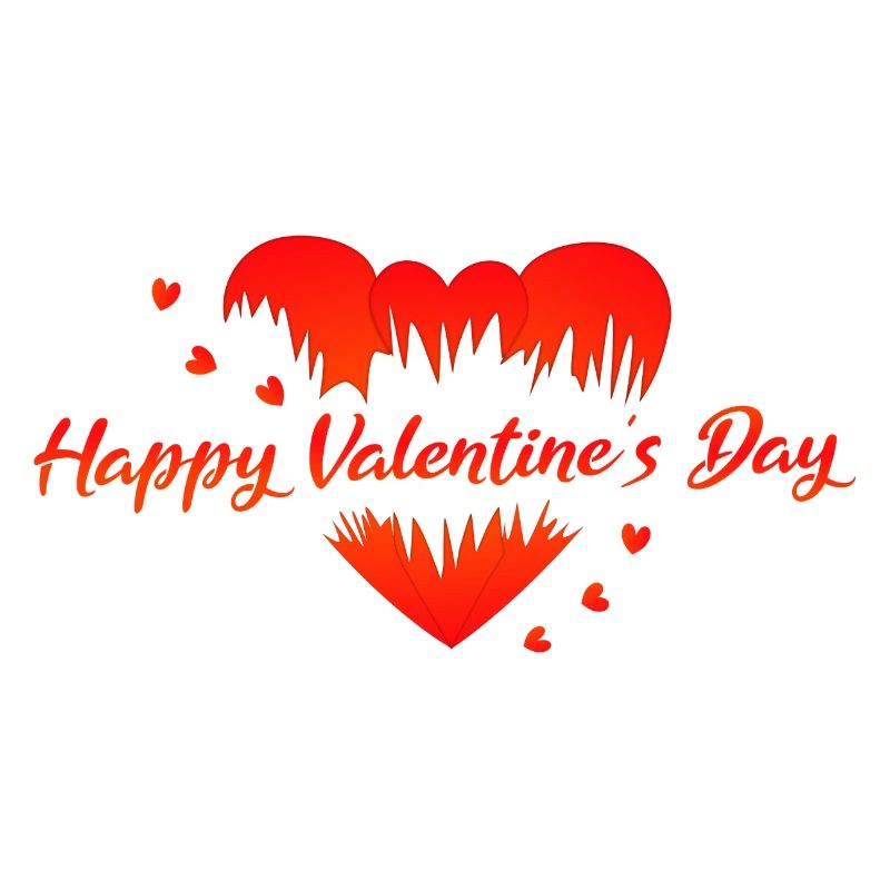 Saint-Valentin Cœurs rouges