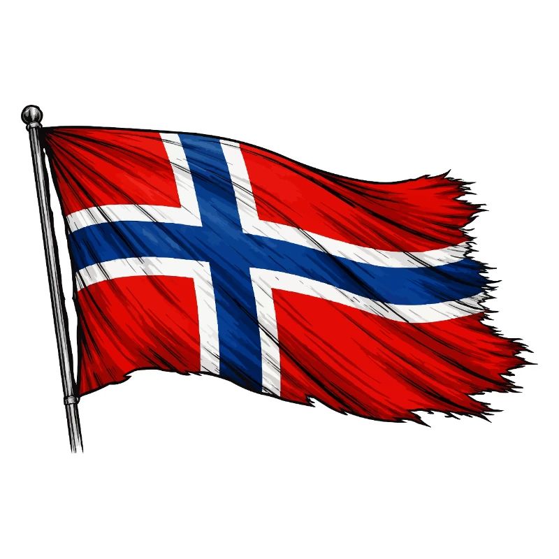 Drapeau de la Norvège