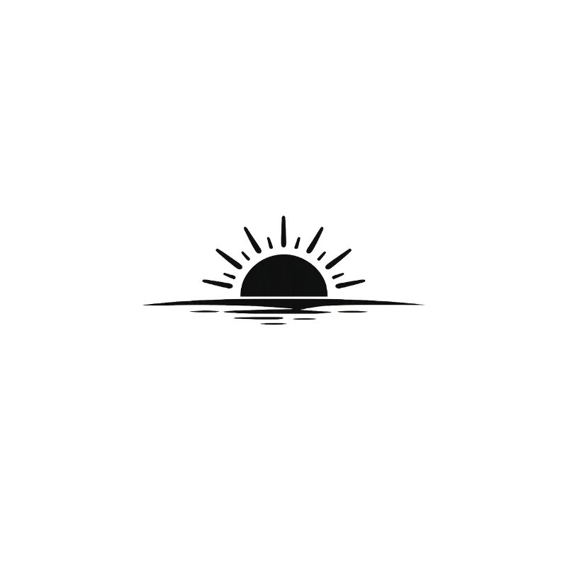 Lever de soleil sur l’eau