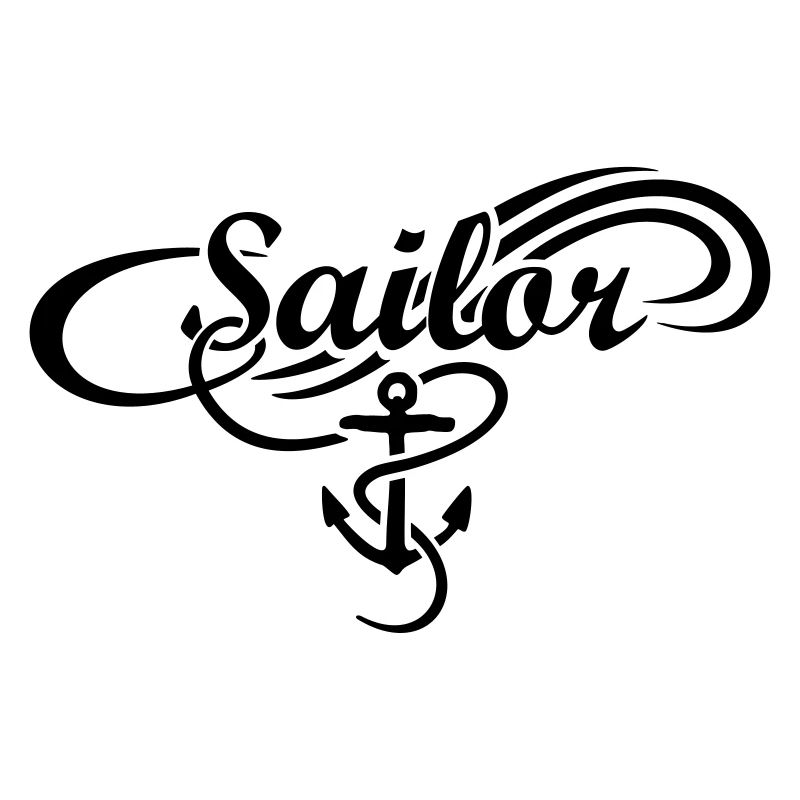 Sailor Waves Anchor Sail Sailing