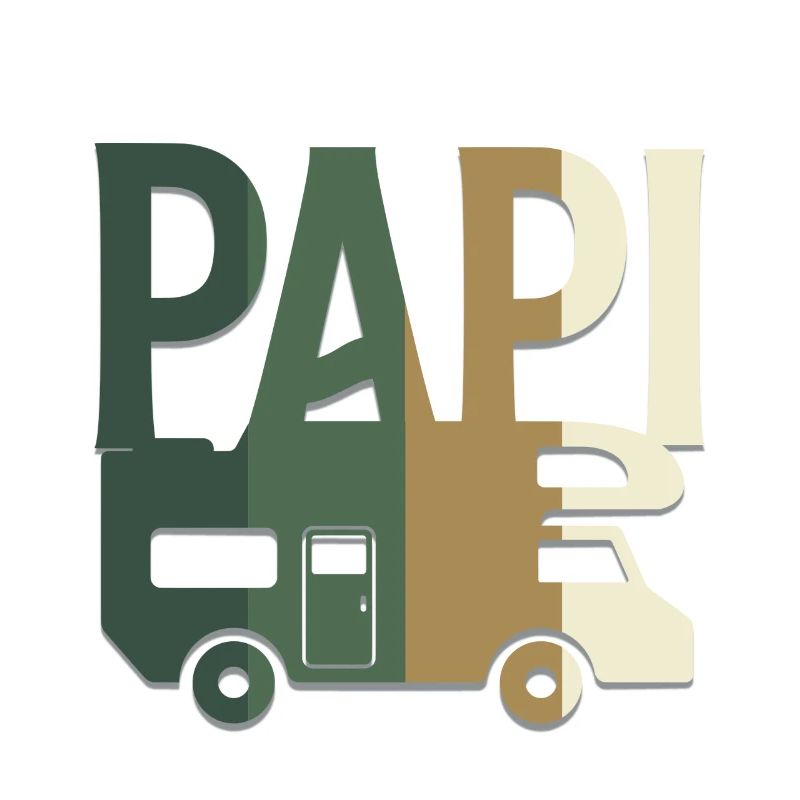 PAPI en Camping-car camouflage chasse et pêche