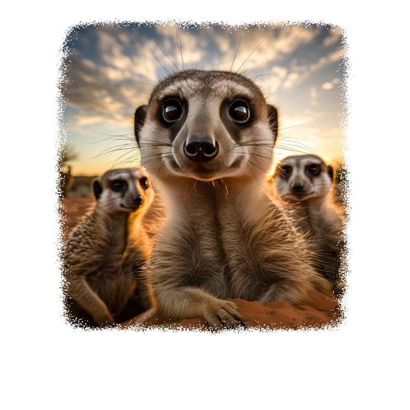 Suricate réaliste Erdmännchen