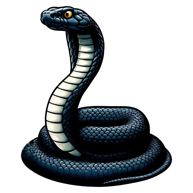 Schwarze Schlangen-Mamba