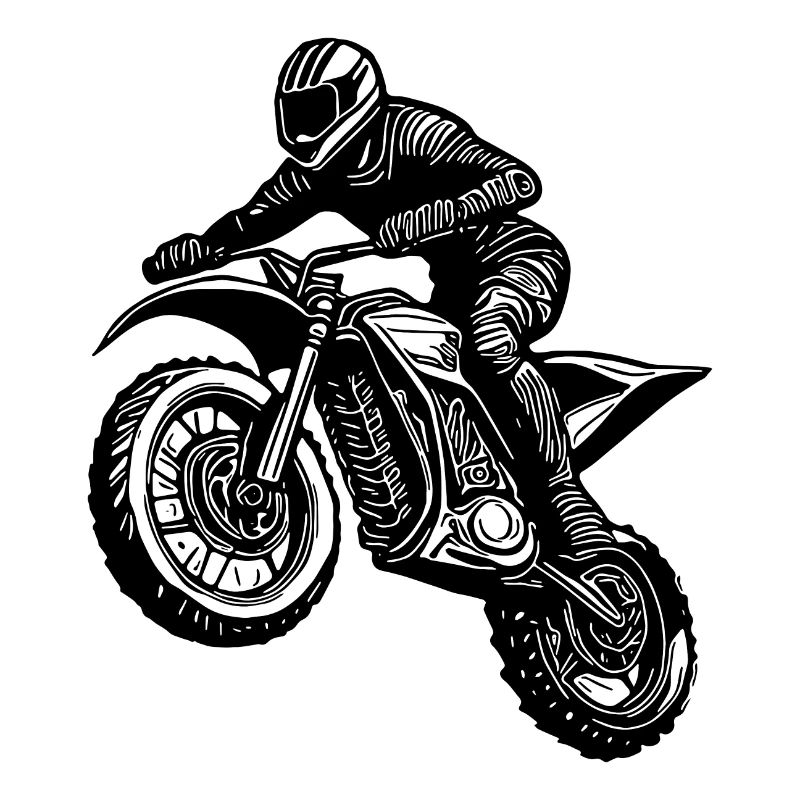 Machine de saut de route de terre de course de moto tout-terrain