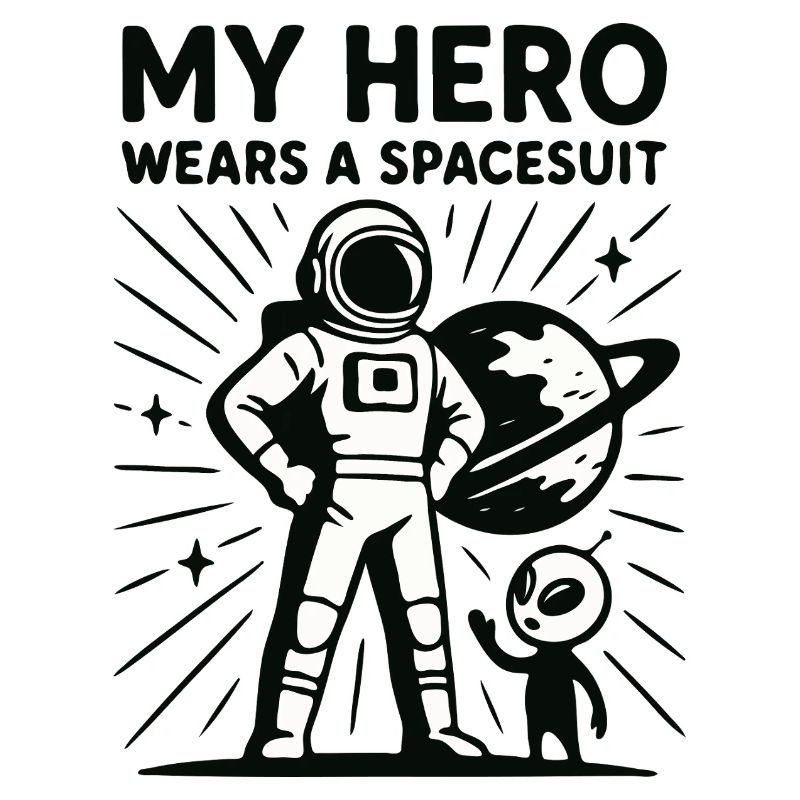 Space Hero in a Spacesuit