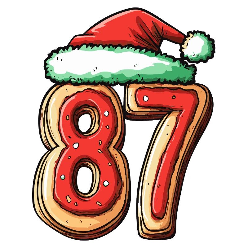 Biscuit de Noël à 87 chiffres