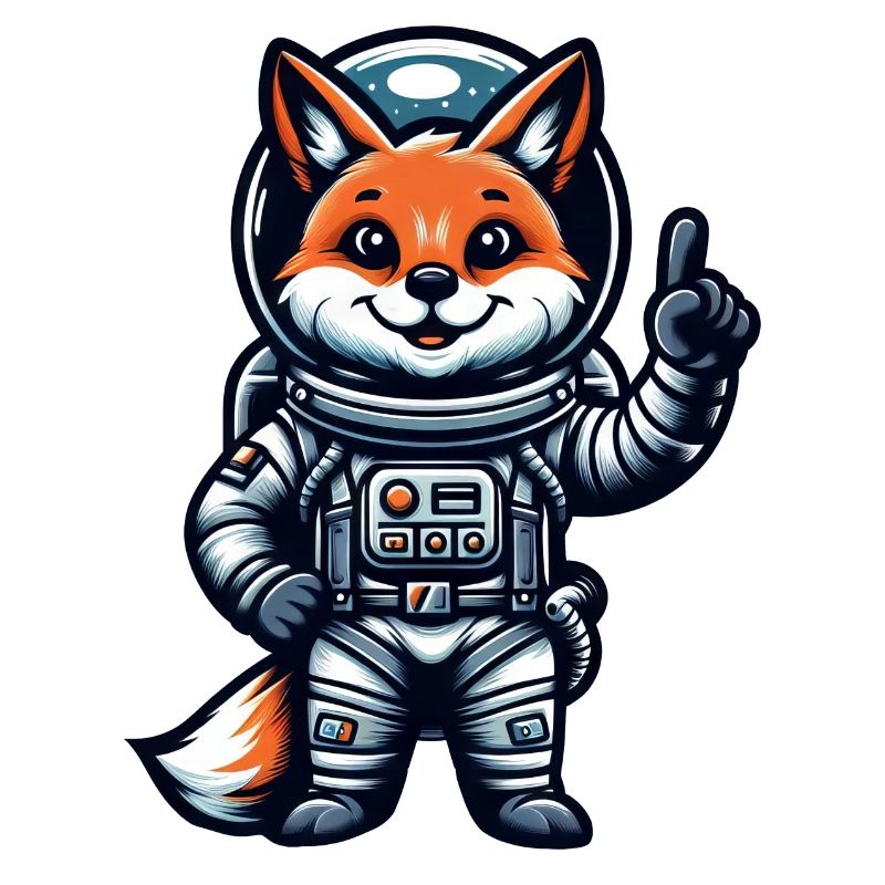 Astronaut Fox Space Cosmonaut Universe