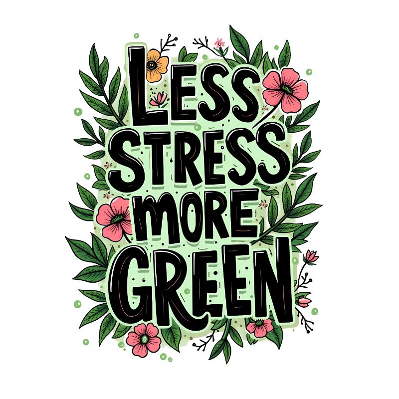 MOINS DE STRESS, PLUS DE VERT