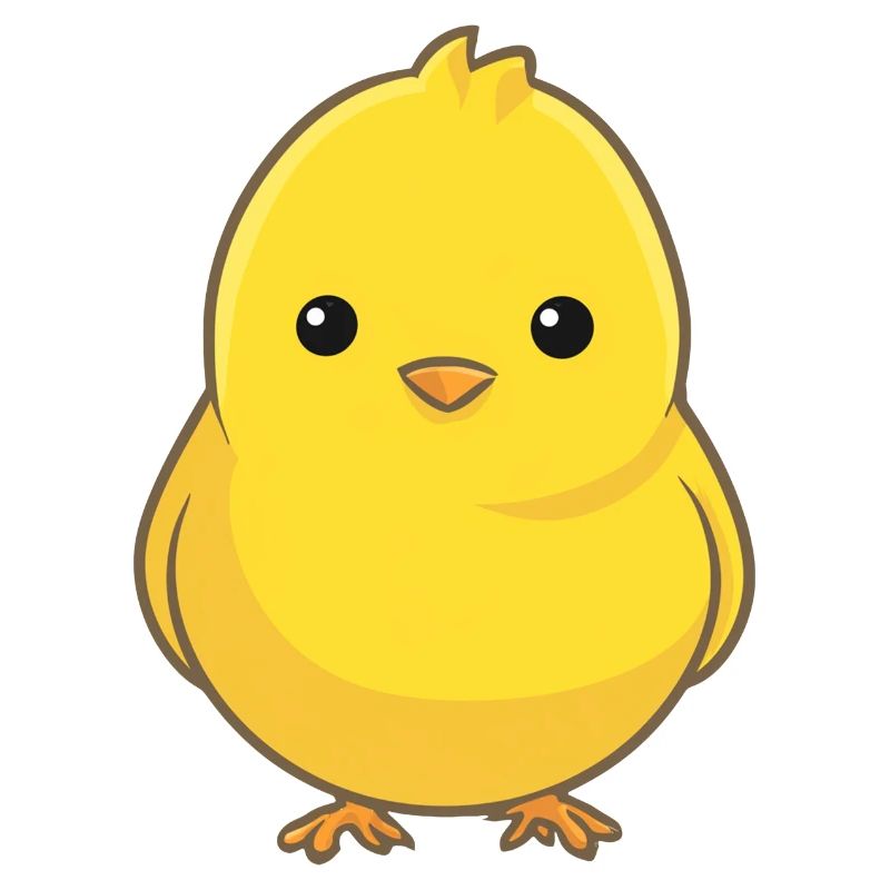 Cute chick style charming child