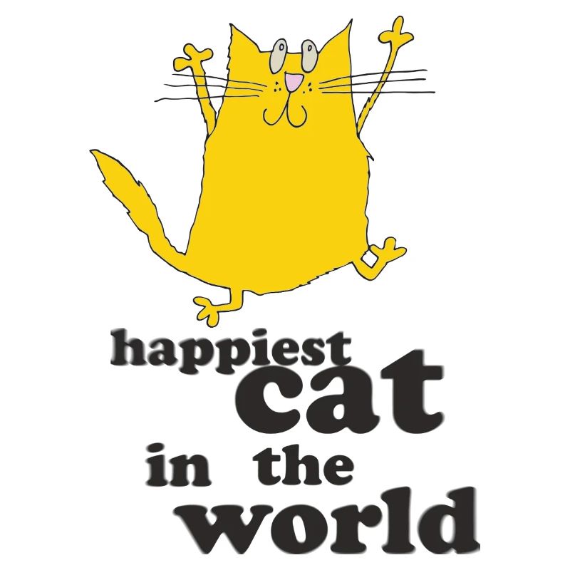 Le chat le plus heureux du monde