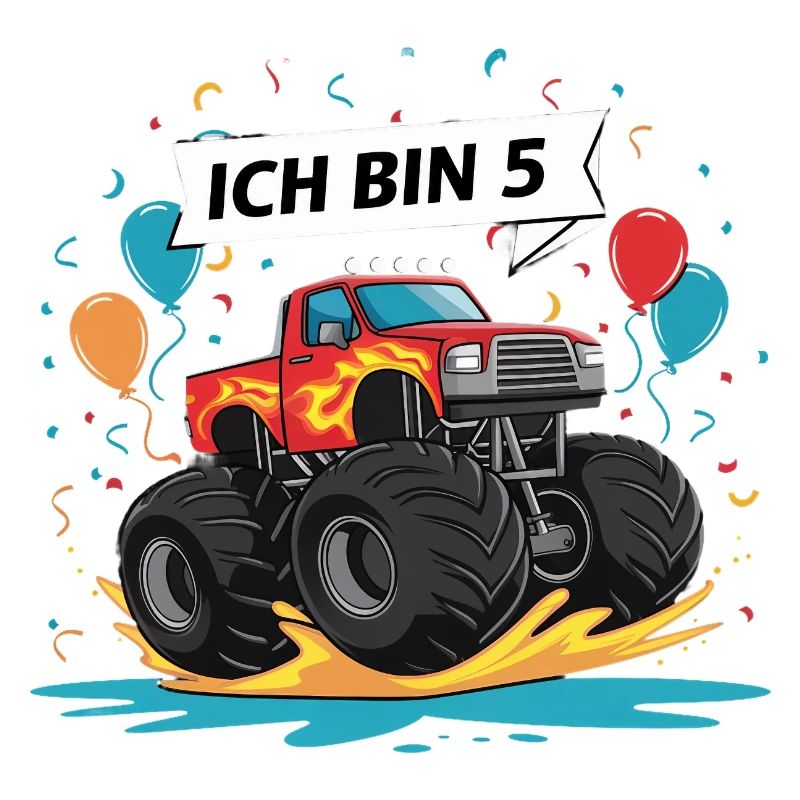 Monster Truck - Ich bin 5 - Einzigartiges Geschenk