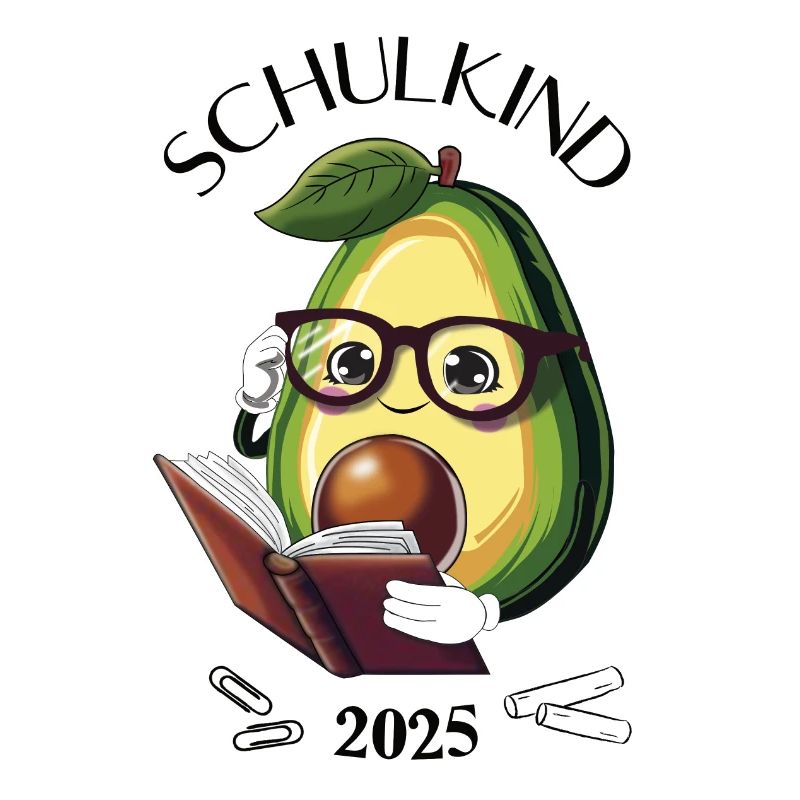 Schulkind 2025 – Avocado Einschulung