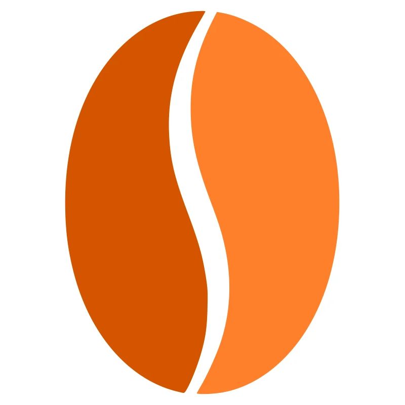 Coffee Bean Bean Flat Icon