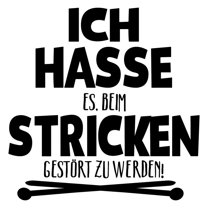 Ich hasse es, beim Stricken gestört zu werden