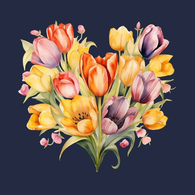 Tulpenherz-Strauß