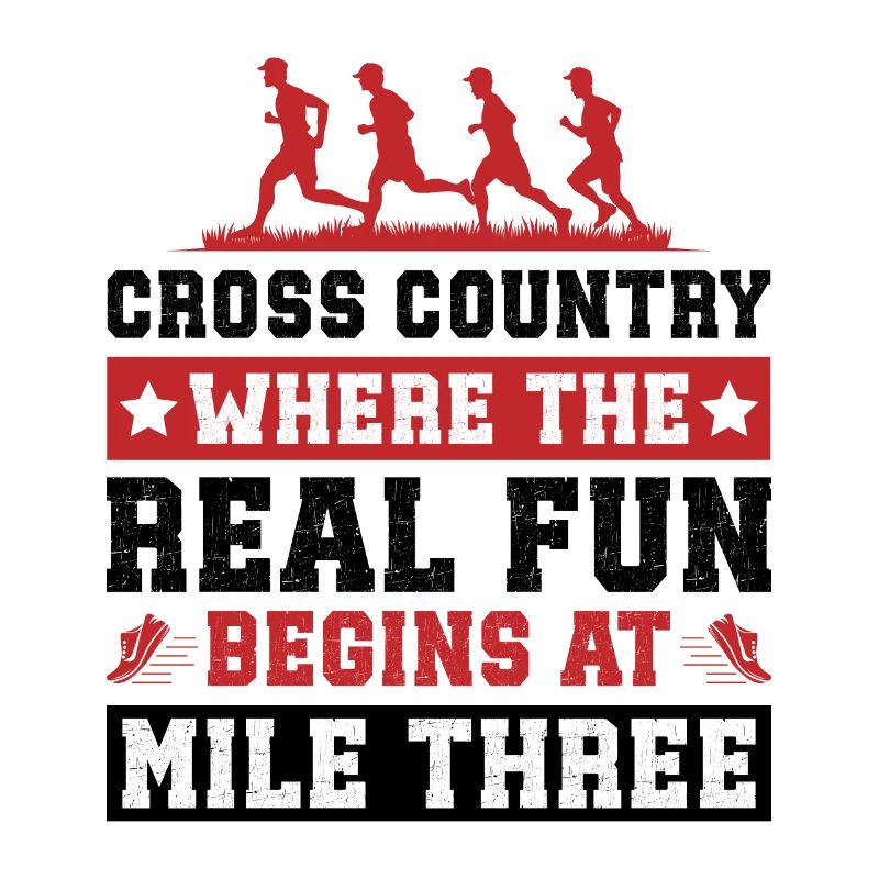 Cadeaux de course XC - Idée de design parfaite pour XC Runner