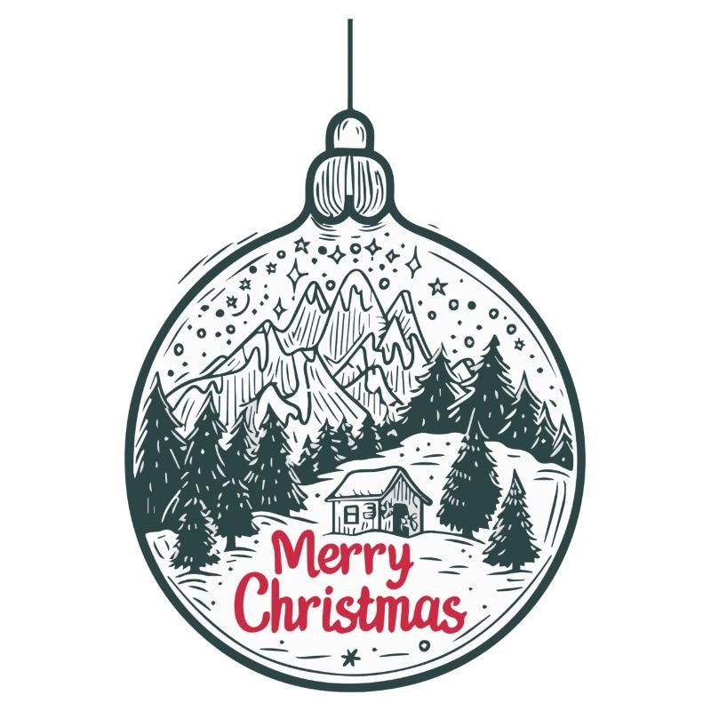 SPREAD Frohe Weihnachtskugel