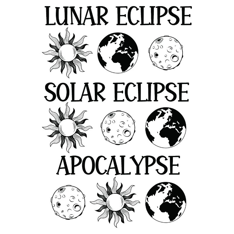Éclipse lunaire Éclipse solaire Apocalypse