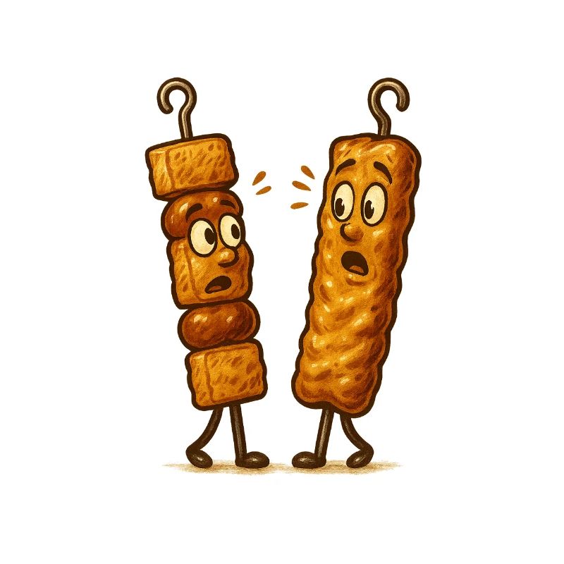 Schaschlik vs Kebab