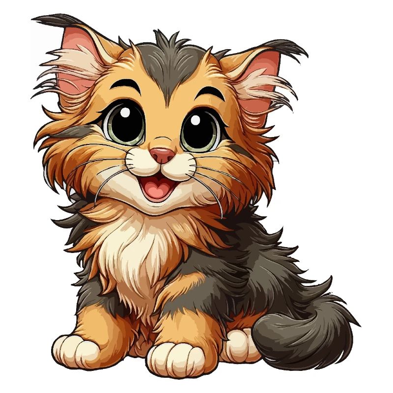 Bébé chat Main Coon