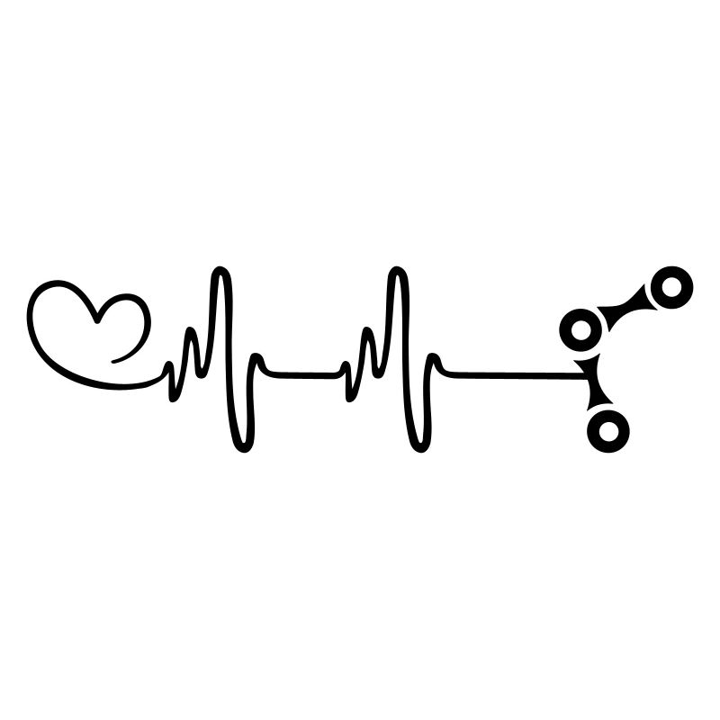 Bicycle Chain Pulse Heart