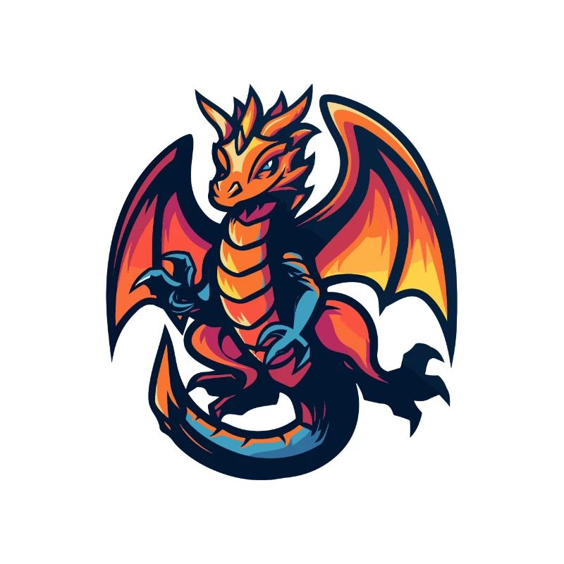 Drache Comic