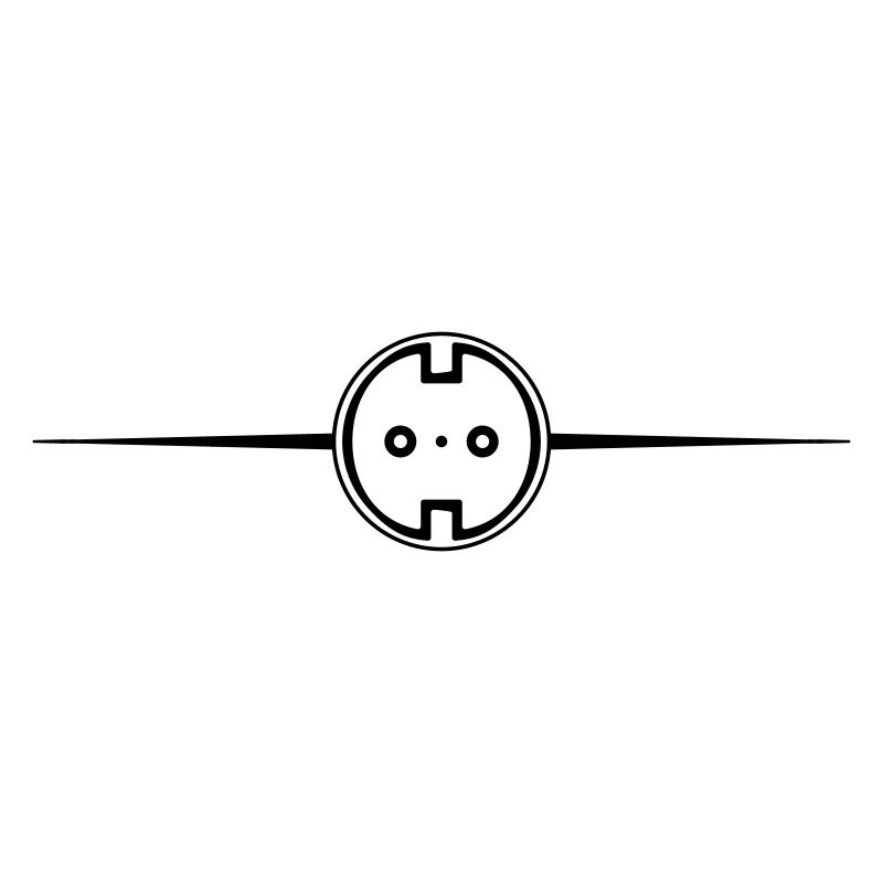 Steckdose Element Symbol