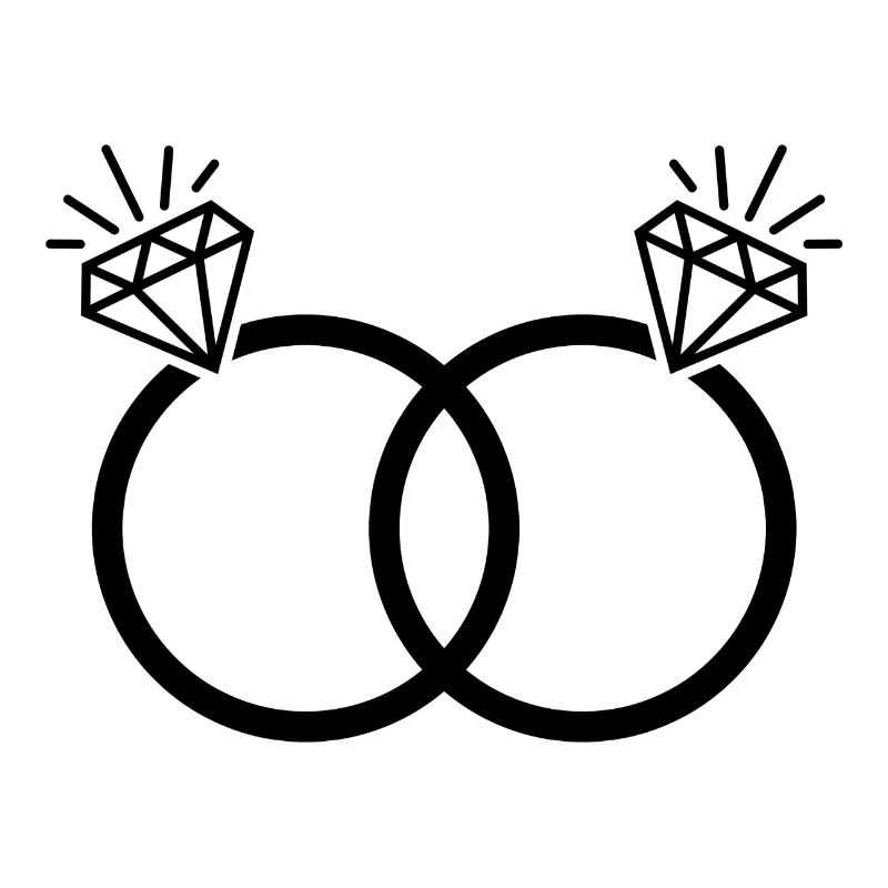 LGBT Eheringe Hochzeit JGA Paar Homo Ehe Diamant