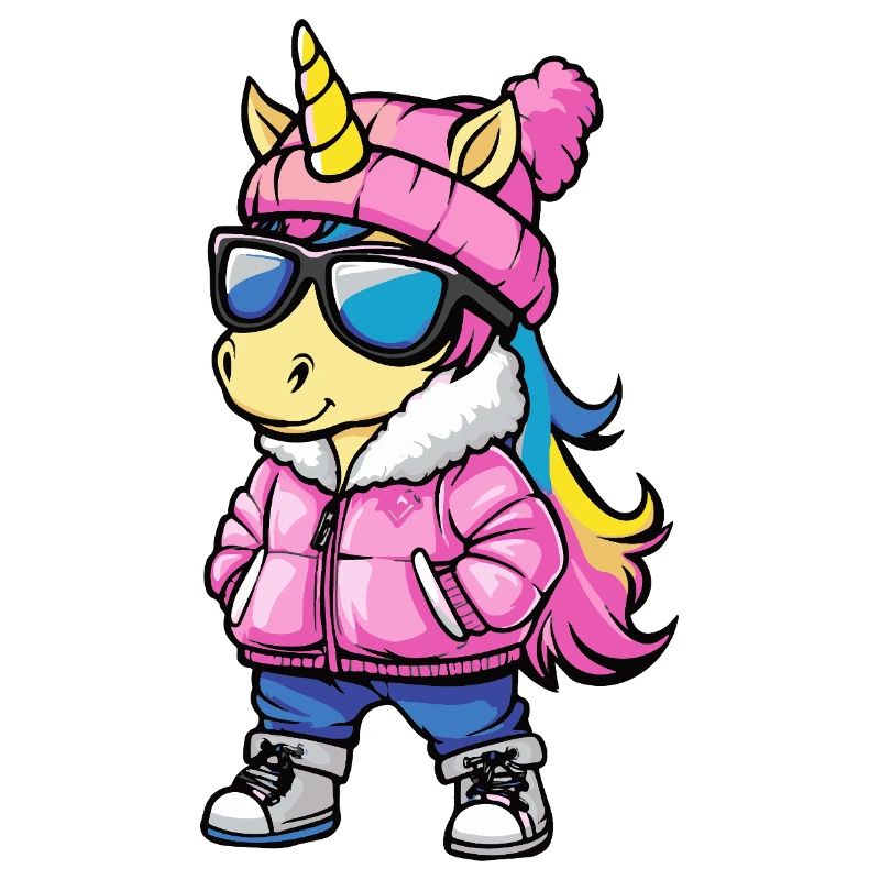 Einhorn Cool Comic