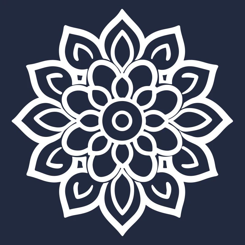 Logo de la fleur de mandala
