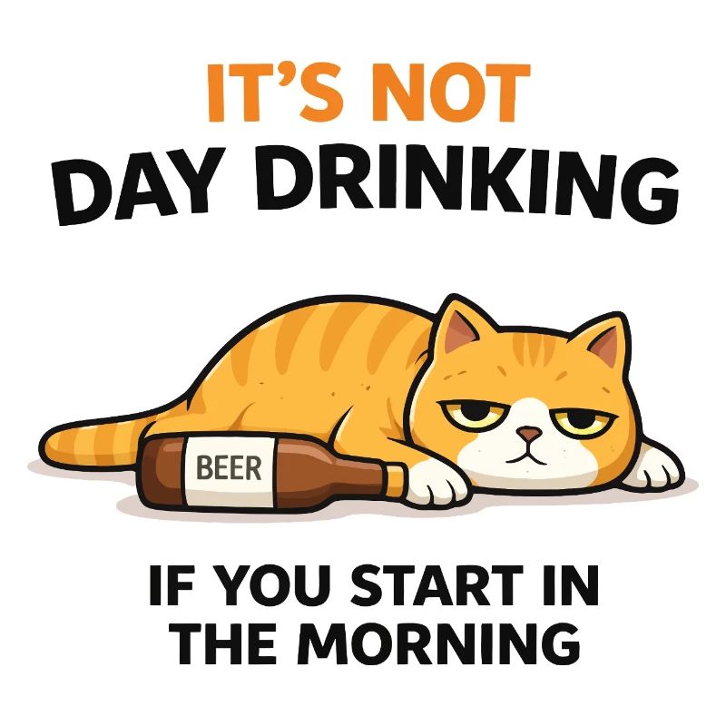 Morning Cat Day Drinking Meme