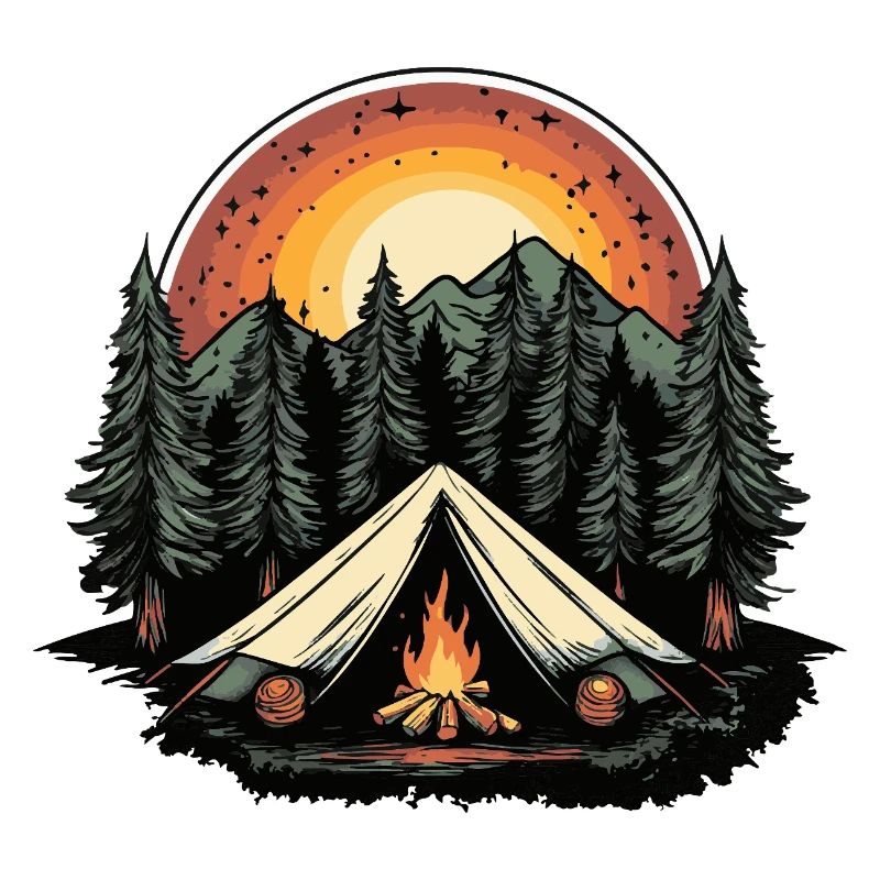 Camping Wald Zelt