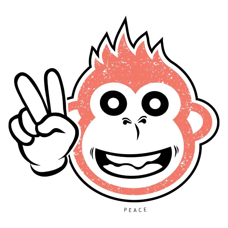 Peace monkey