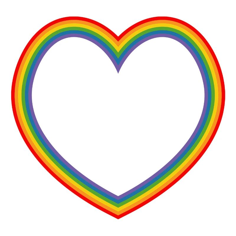 LGBT Regenbogen Herz lgbt csd tshirt