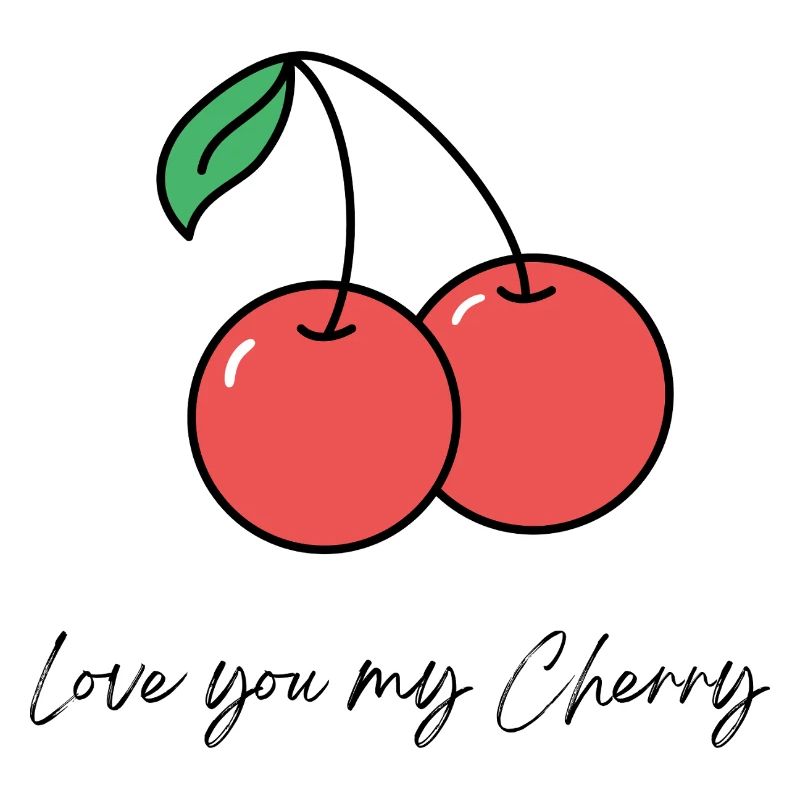 Double cerise avec déclaration d’amour