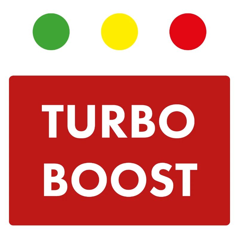 Turbo Boost Retro-Text