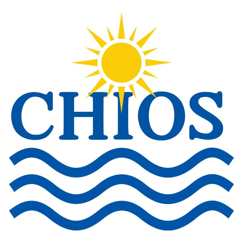 Soleil de Chios et vagues océaniques