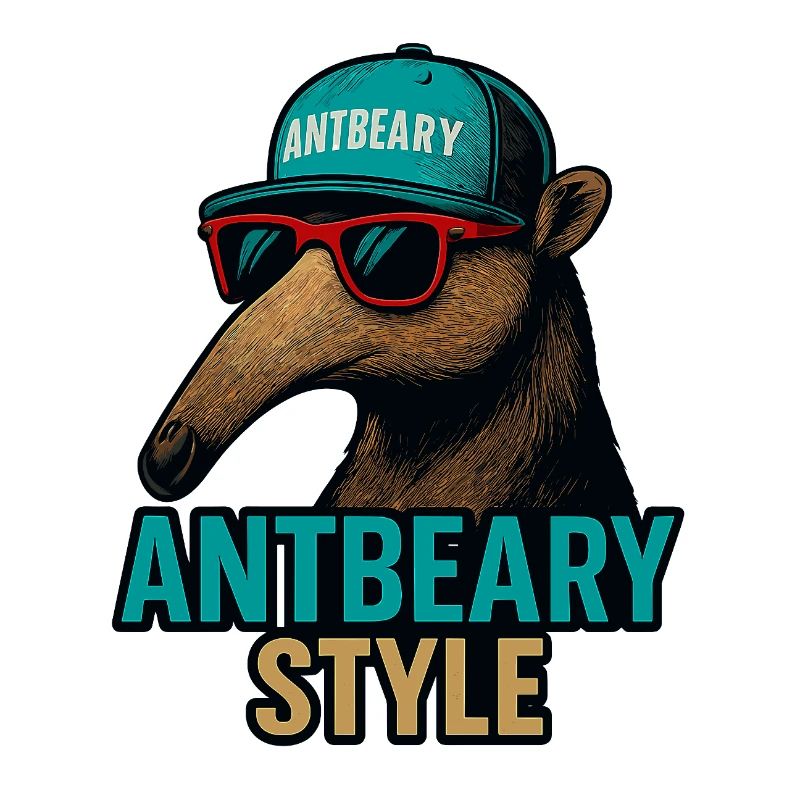 Antbeary Style Aardvark Cartoon