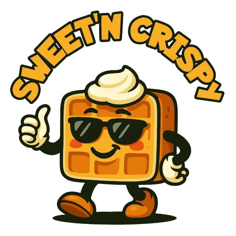 Sweet'n Crisp Waffel-Maskottchen