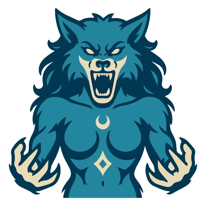 Conception de puissance Moonwolf