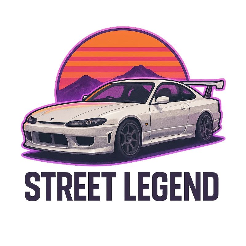 Légende de la route Sunset Drift