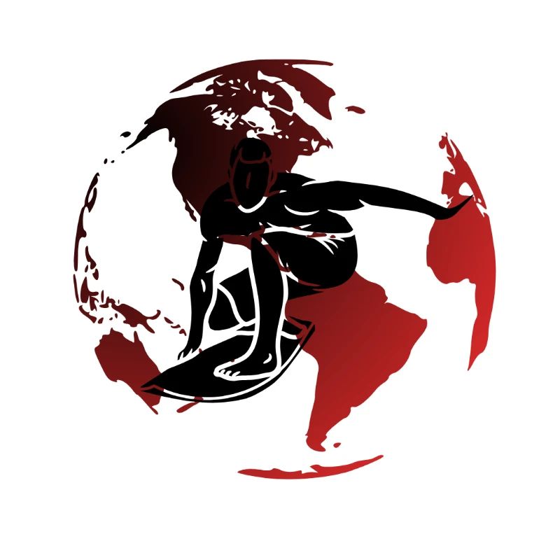 Globe Rouge surfeur