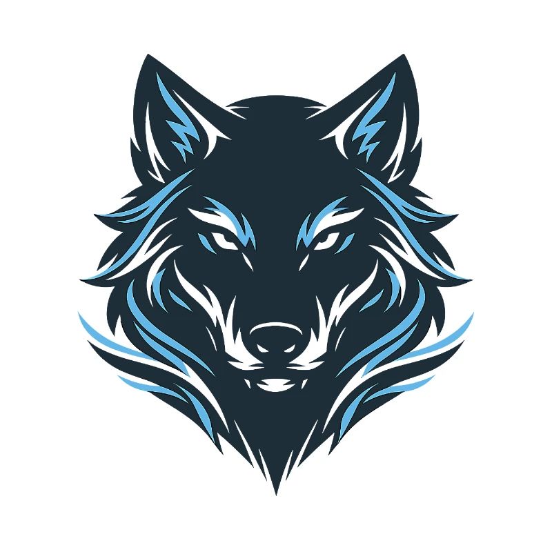 Blue Night Wolf Emblem